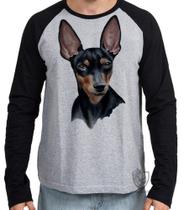 Camiseta Manga Longa Pinscher Camiseta Manga Longa Pinscher