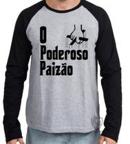 Camiseta Manga Longa Poderoso Chefão Paizão