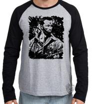 Camiseta Manga Longa Predador Arnold Schwarzenegger
