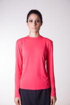 Camiseta Manga Longa Proteção Uv-feminina Am Sunwear Camiseta Manga Longa Proteção Uv-feminina Am Sunwear