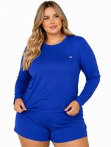 Camiseta Manga Longa Proteção UV FPS50 Feminino Plus Size