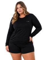 Camiseta Manga Longa Proteção UV FPS50 Feminino Plus Size