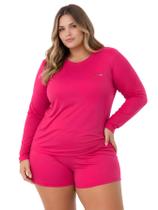 Camiseta Manga Longa Proteção UV FPS50 Feminino Plus Size