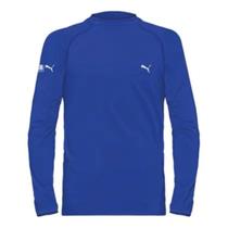 Camiseta Manga Longa Puma Proteção Solar UV50+ Infantil - Azul Royal - 04