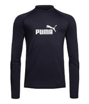 Camiseta Manga Longa Puma Proteção Solar UV50+ Masculina - Preto - M