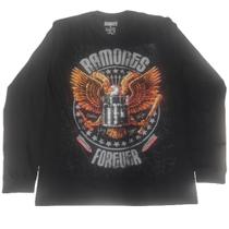 Camiseta Manga Longa Ramones*/ Forever (bomber)