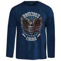 Camiseta Manga Longa Ramones Forever Camiseta Manga Longa Ramones Forever
