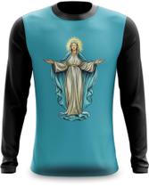 Camiseta Manga Longa Santos da Igreja Fé e Devoção 03