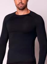 Camiseta Manga Longa Selene Sport 22015.001 Masculina Fitness Poliamida T. P/GG