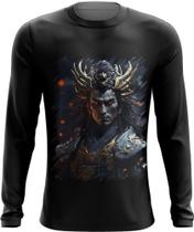 Camiseta Manga Longa Shogun Espectral Trevas Japão Era Edo 1