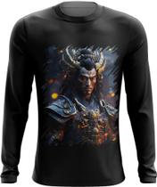 Camiseta Manga Longa Shogun Espectral Trevas Japão Era Edo 6 Camiseta Manga Longa Shogun Espectral Trevas Japão Era Edo 6
