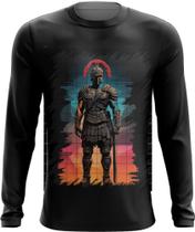 Camiseta Manga Longa Soldado Romano Império 3