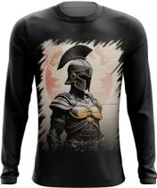 Camiseta Manga Longa Soldado Romano Império 4