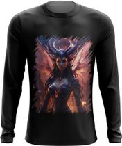 Camiseta Manga Longa Sucubus Demônio do Sono Mitologia 2