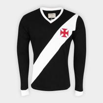 Camiseta Manga Longa Vasco 1948 Retrômania Masculina Camiseta Manga Longa Vasco 1948 Retrômania Masculina