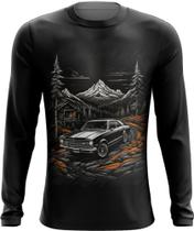 Camiseta Manga Longa Viagem na Floresta Retrô 4 Camiseta Manga Longa Viagem na Floresta Retrô 4