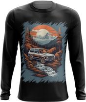 Camiseta Manga Longa Viagem na Floresta Retrô 6