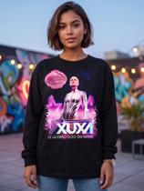 Camiseta Manga Longa Xuxa - O Último Vôo da Nave - Premium Tamanho:12Cor:Preto Camiseta Manga Longa Xuxa - O Último Vôo da Nave - Premium Tamanho:12Cor:Preto