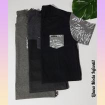 Camiseta mangas florais Camiseta mangas florais