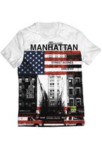 Camiseta Manhattan New York Sreet Wear Masculina