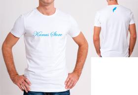 Camiseta Manuscrita White Masculina T-Shirts Tam XG
