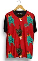 camiseta mãos zumbi estampada masculina
