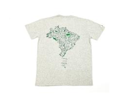 Camiseta Mapa do Brasil - nas costas