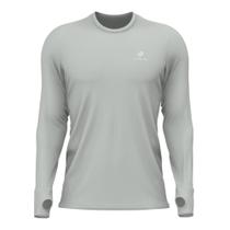 Camiseta Mar Negro Poliamida c Luvinha - Cinza Claro Camiseta Mar Negro Poliamida c Luvinha - Cinza Claro
