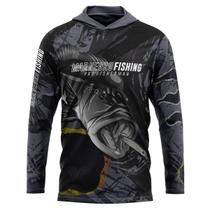 Camiseta Mar Negro Sublimada com Capuz Tucunaré Ocelo (+50UV, Tamanho Especial) Camiseta Mar Negro Sublimada com Capuz Tucunaré Ocelo (+50UV, Tamanho Especial)