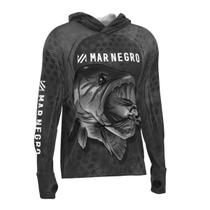 Camiseta Mar Negro X-Protection com Capuz (Traíra Dark, +50UV)