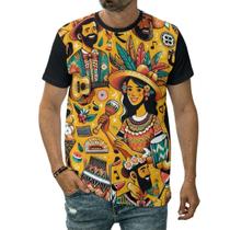 Camiseta Maracatu Nordeste Forró Pernambuco Ritmo Musical