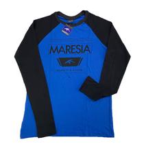 Camiseta Maresia Manga Longa Azul Original 10626970