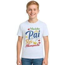 Camiseta Marido Pai Amigo Rei Abençoado Personalizada