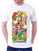 Camiseta Mario Bros World Game Jogo