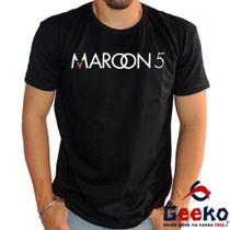 Camiseta Maroon 5 100% Algodão Geeko