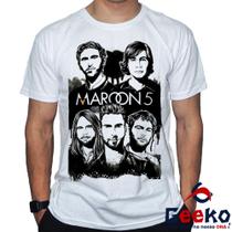 Camiseta Maroon 5 100% Algodão Geeko