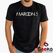 Camiseta Maroon 5 100% Algodão Pop Geeko