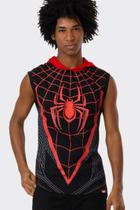 Camiseta Marvel Com Capuz Homem Aranha