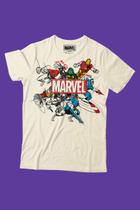 Camiseta Marvel Heróis HQ Camiseta Marvel Heróis HQ