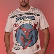 Camiseta marvel homem aranha hq - piticas original tamanho:mcor:off white