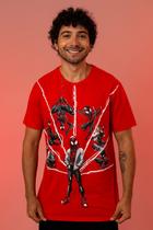 Camiseta Marvel Homem Aranha Miles Morales Poses Camiseta Marvel Homem Aranha Miles Morales Poses