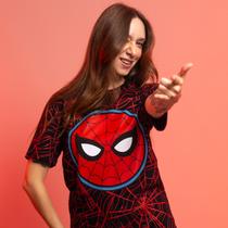 Camiseta marvel homem aranha teia - piticas original tamanho:xgcor:preto Camiseta marvel homem aranha teia - piticas original tamanho:xgcor:preto