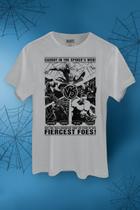 Camiseta Marvel Homem Aranha: Um Novo Dia Confronto de Vilões