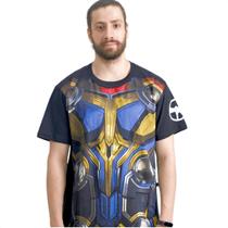 Camiseta marvel thor peitoral filmes cosplay adulto