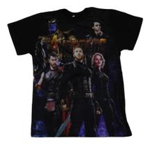 Camiseta Marvel Vingadores Blusa Infantil Juvenil Super Heróis H138 BM