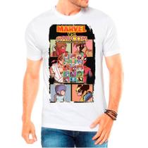 Camiseta Marvel VS Capcom jogos games Masculina