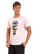 Camiseta Masc. Headstock SVK - Rosa