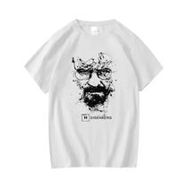 Camiseta Masculina 100% Algodão Casual Breaking Bad Heisenberg Moda Top Qualidade
