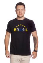 Camiseta Masculina 100% Algodão Estampada Copa Brasil Techmalhas CAMAGBREST4