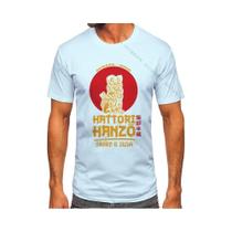 Camiseta Masculina 100% Algodão Hattori Hanzo Estampada Harajuku, Camisa Casual Clássica Para Homens